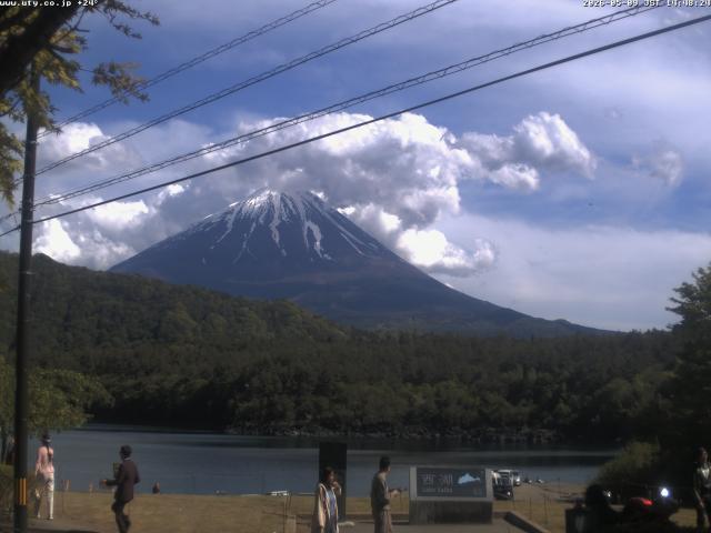西湖からの富士山