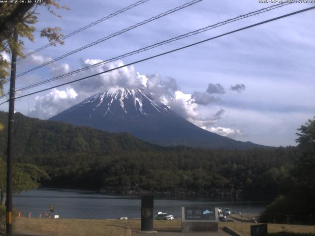 西湖からの富士山