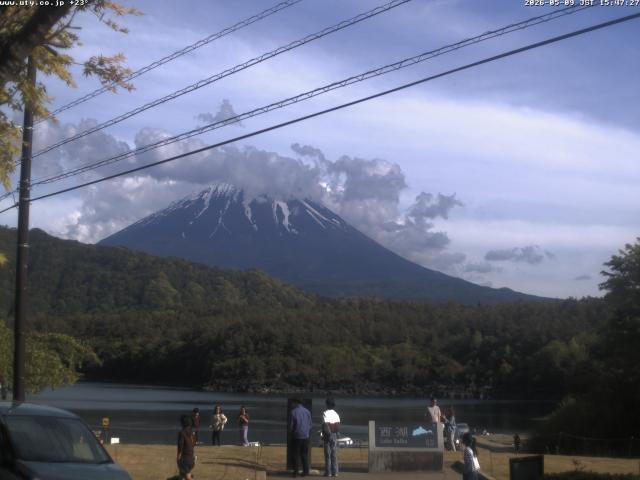 西湖からの富士山