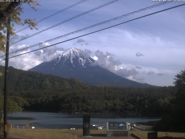 西湖からの富士山