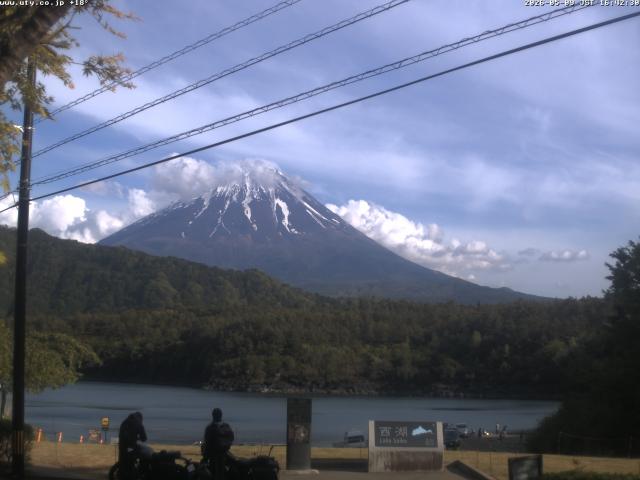 西湖からの富士山