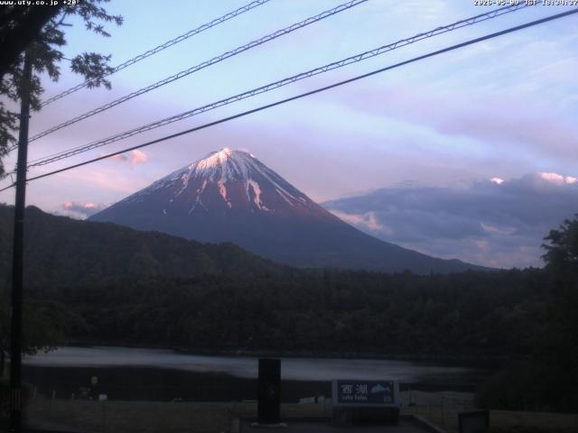西湖からの富士山