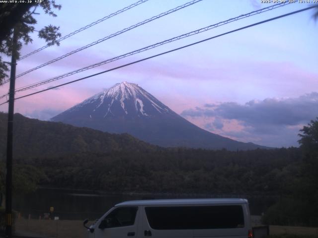 西湖からの富士山