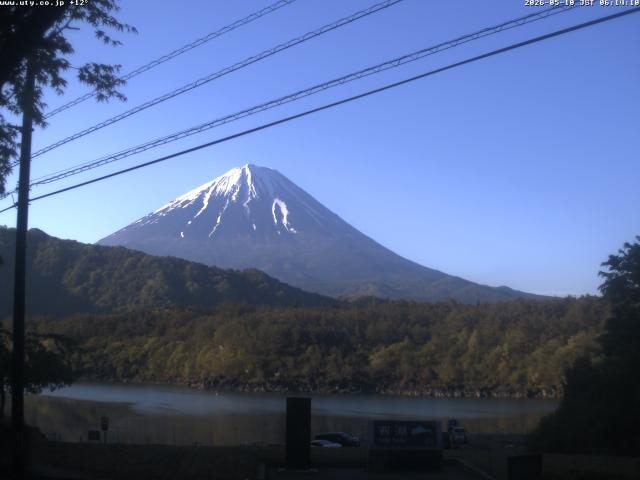 西湖からの富士山