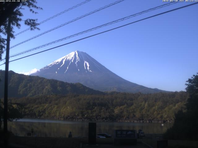 西湖からの富士山