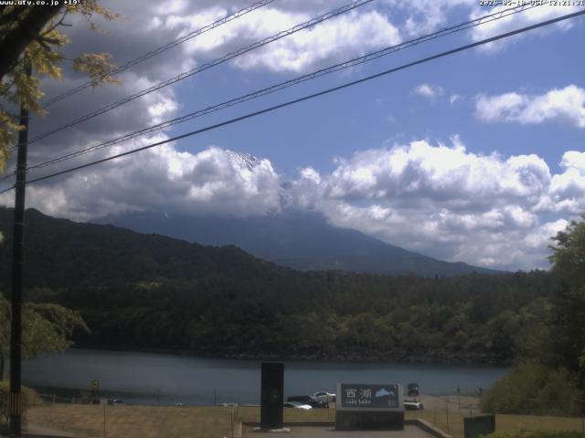 西湖からの富士山
