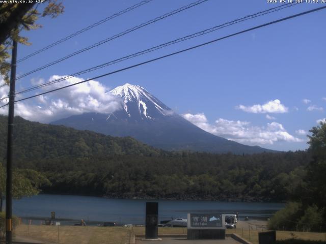 西湖からの富士山