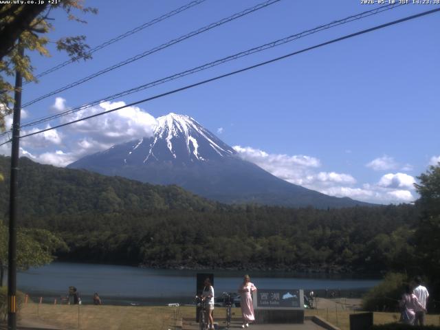 西湖からの富士山