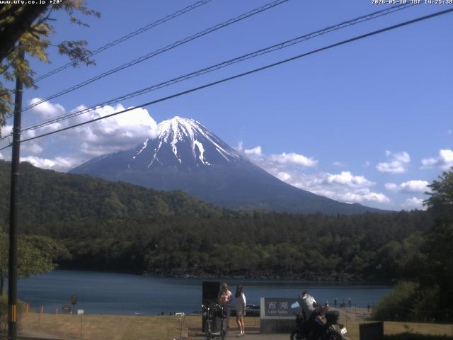 西湖からの富士山