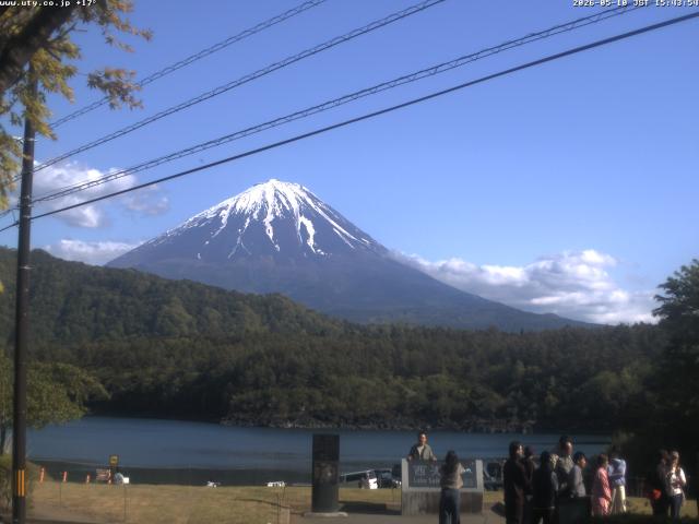 西湖からの富士山