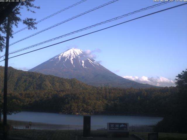 西湖からの富士山