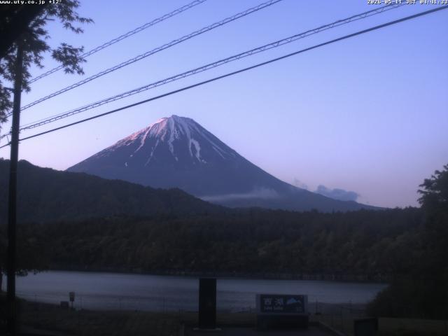 西湖からの富士山