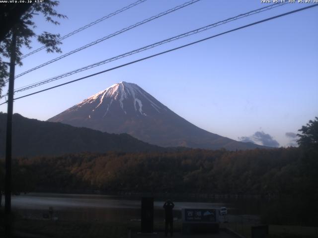 西湖からの富士山