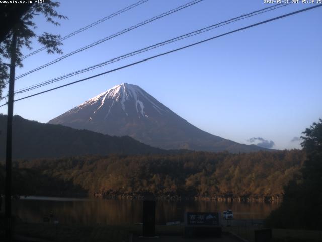 西湖からの富士山