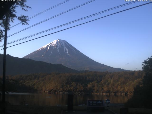 西湖からの富士山
