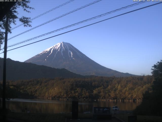 西湖からの富士山