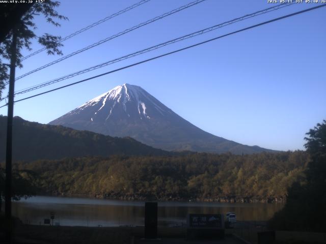 西湖からの富士山