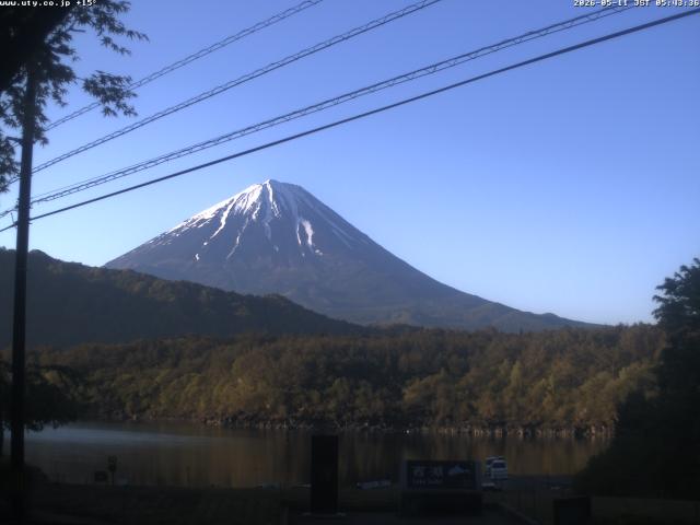 西湖からの富士山