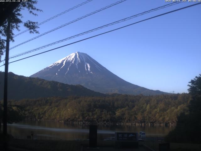 西湖からの富士山