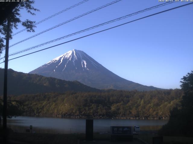 西湖からの富士山