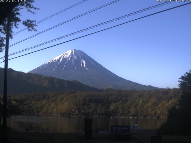 西湖からの富士山