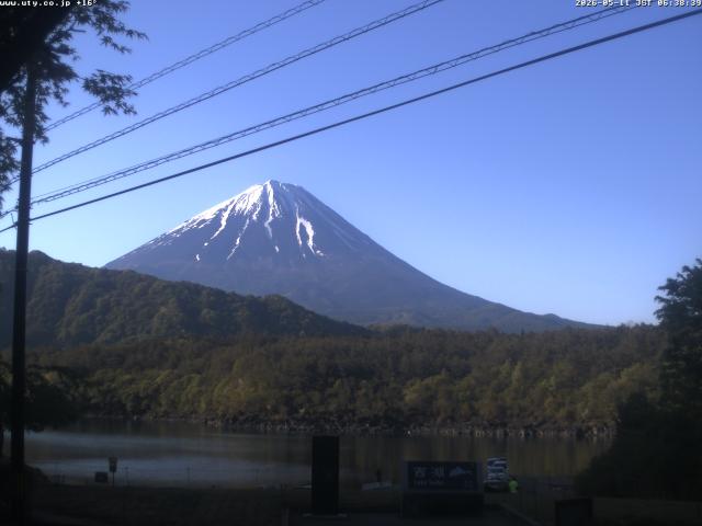 西湖からの富士山
