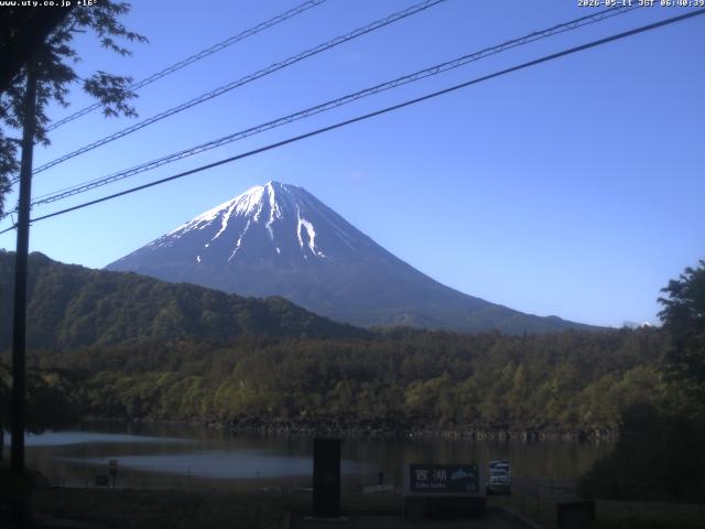 西湖からの富士山