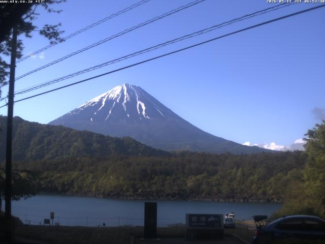 西湖からの富士山