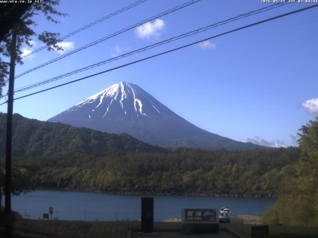 西湖からの富士山