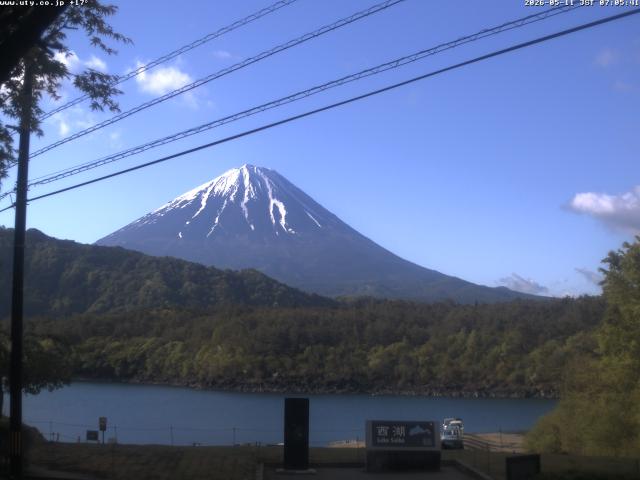 西湖からの富士山
