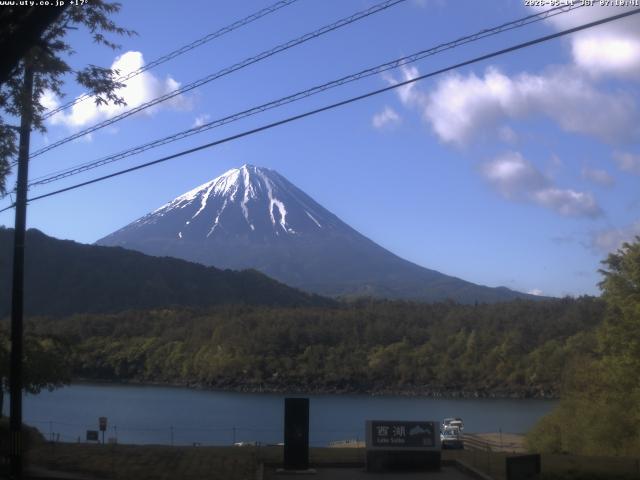 西湖からの富士山