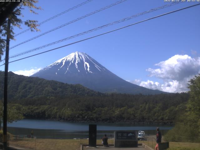 西湖からの富士山