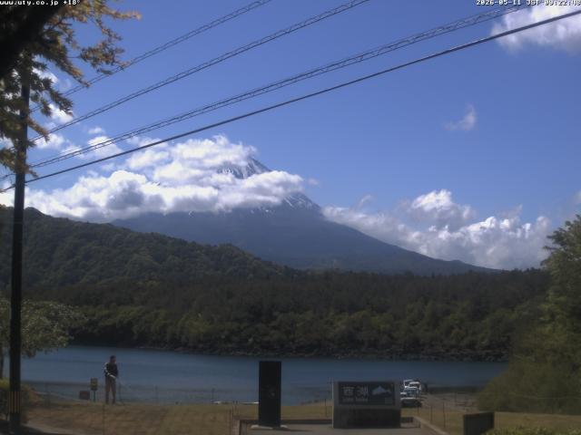 西湖からの富士山