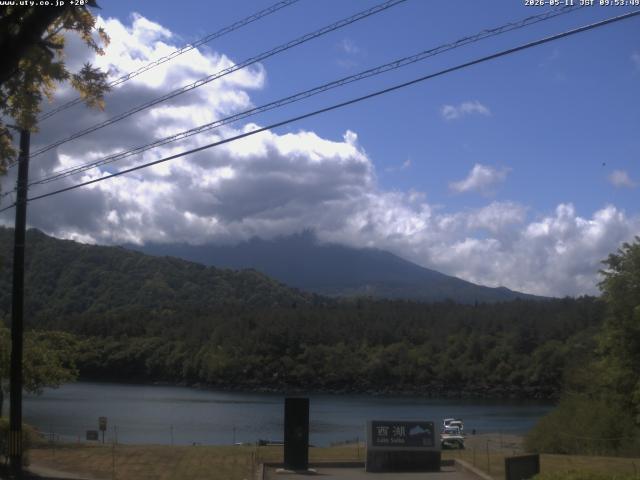 西湖からの富士山