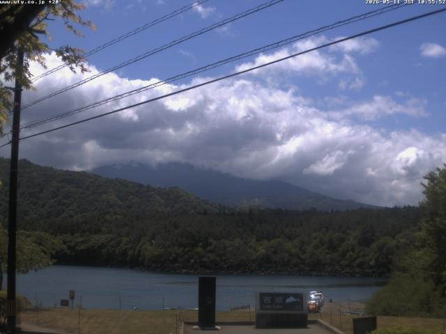 西湖からの富士山