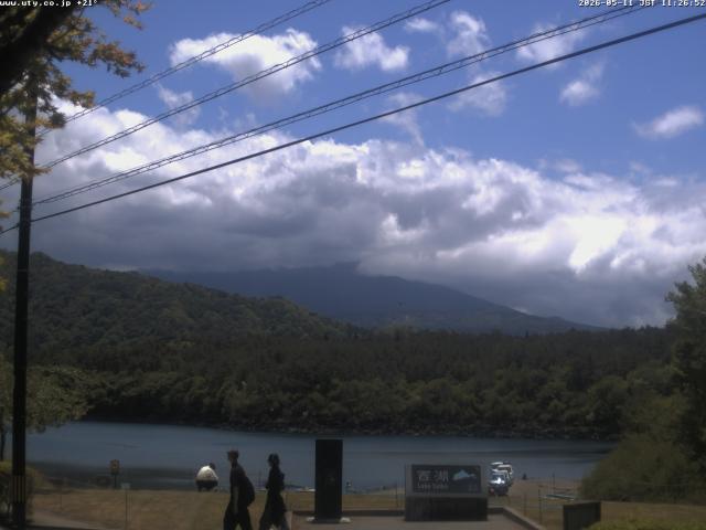 西湖からの富士山
