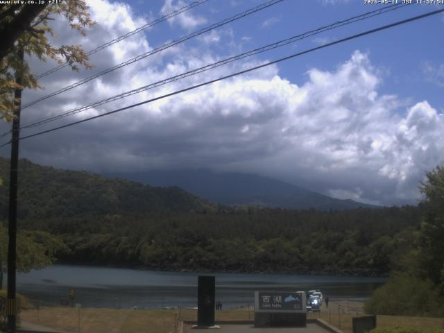 西湖からの富士山