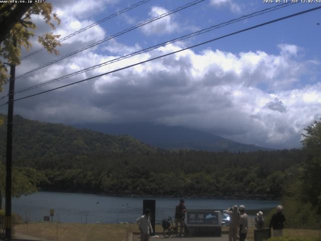 西湖からの富士山