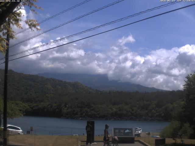 西湖からの富士山