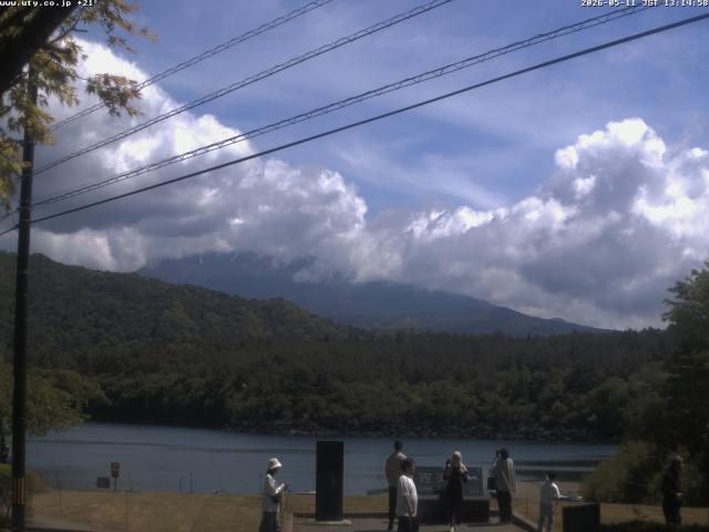 西湖からの富士山