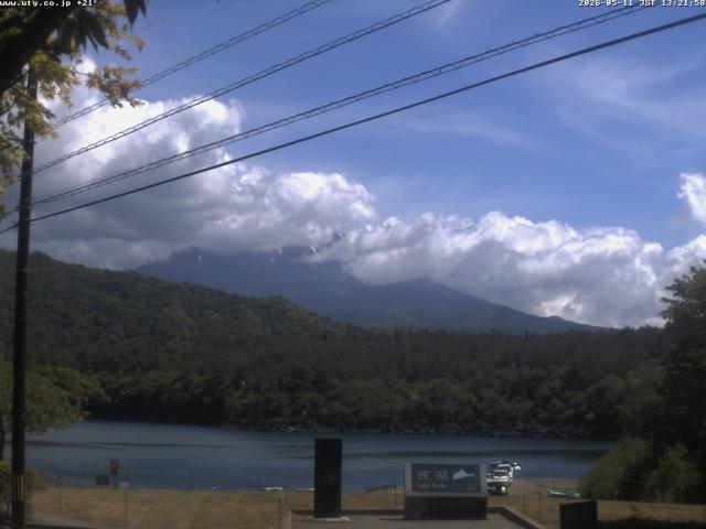 西湖からの富士山