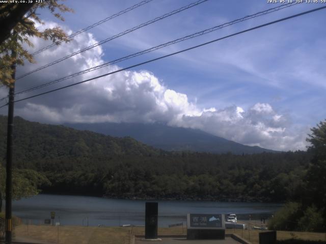 西湖からの富士山