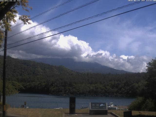 西湖からの富士山
