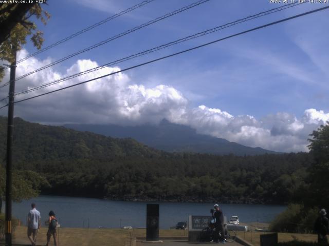 西湖からの富士山