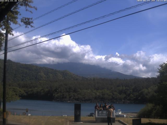 西湖からの富士山