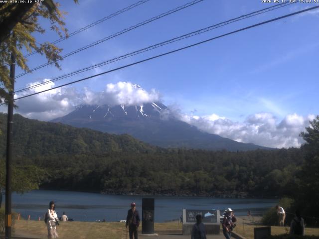 西湖からの富士山