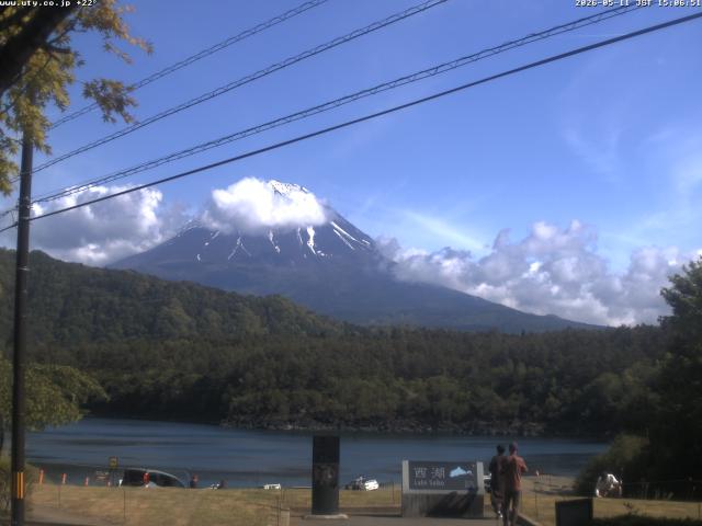 西湖からの富士山