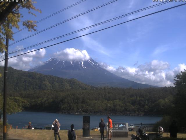 西湖からの富士山