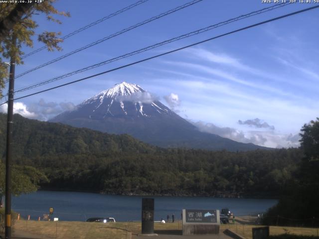 西湖からの富士山