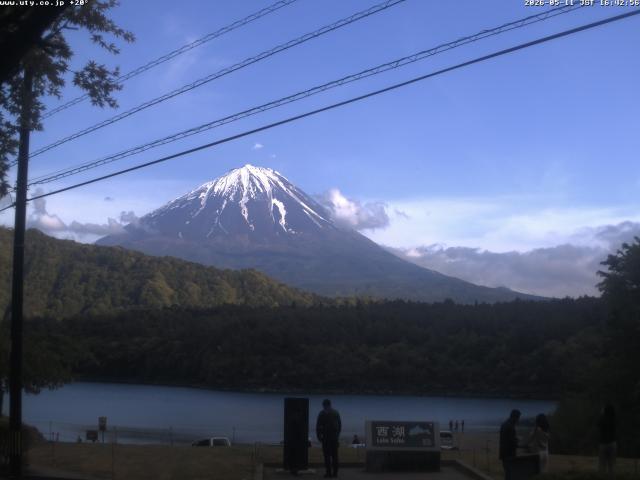 西湖からの富士山